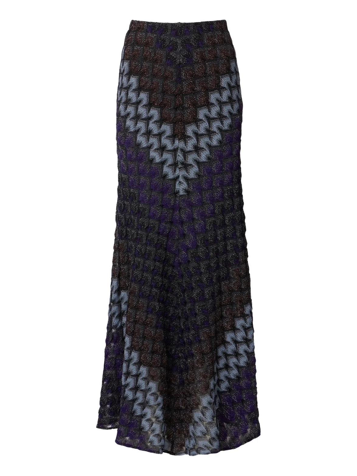 Knitted lamé maxi skirt Knitted lamé maxi skirt