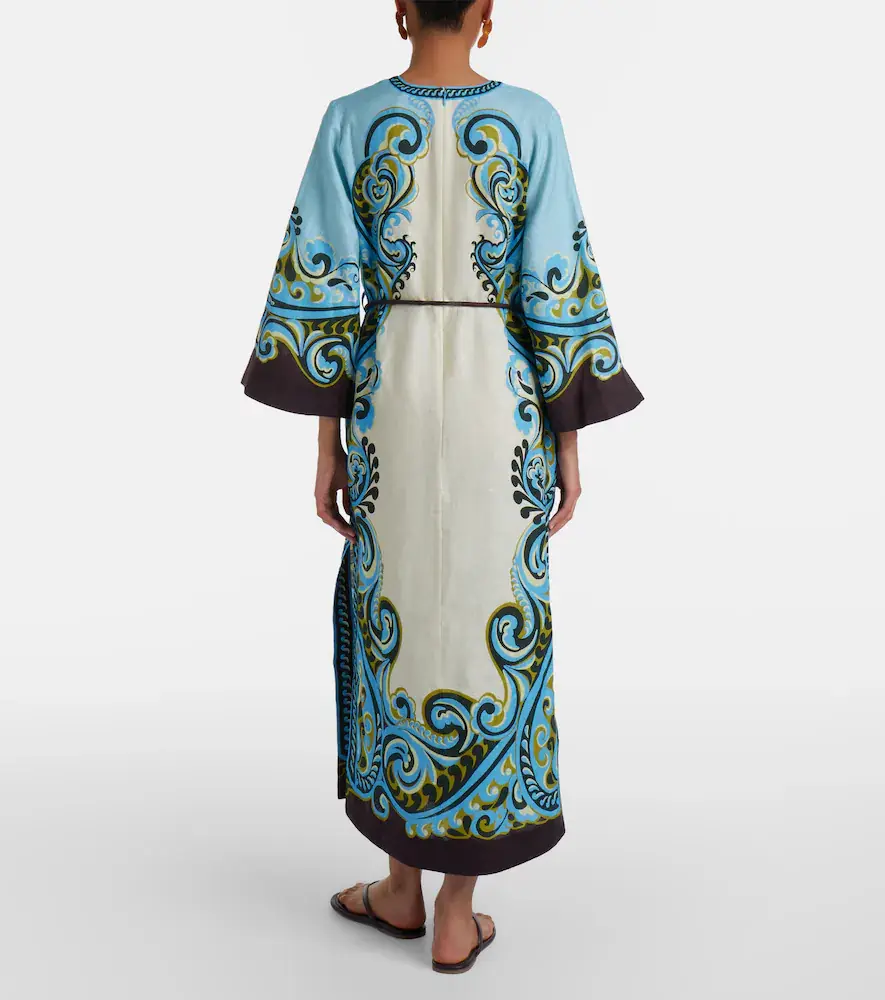 ALÉMAIS Natalia printed linen midi dress | Thumbnail 5 ALÉMAIS Natalia printed linen midi dress | Thumbnail 5