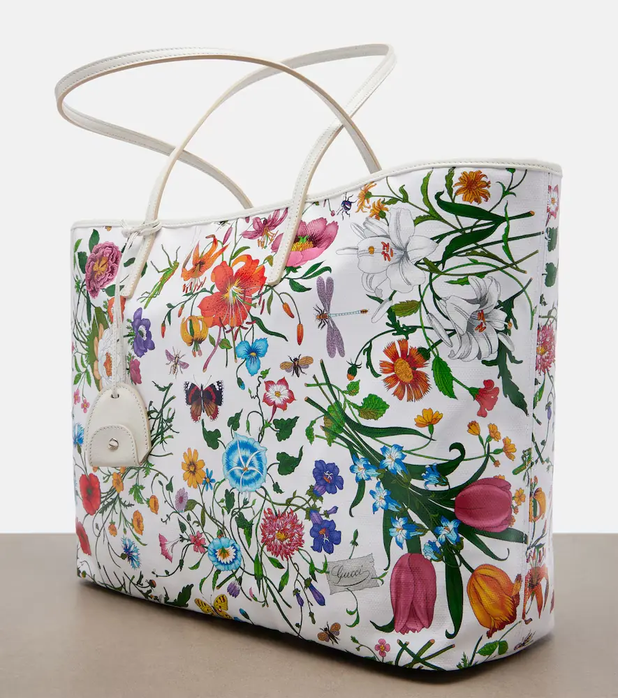 Gucci Tribeca Large floral canvas shopper | Thumbnail 4 Gucci Tribeca Large floral canvas shopper | Thumbnail 4