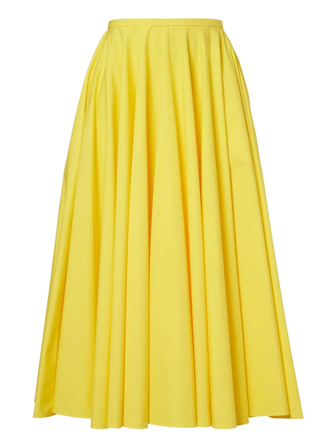 Givenchy Pleated cotton midi skirt