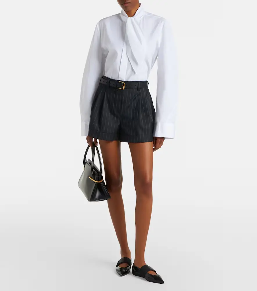 Givenchy Pinstripe wool shorts | Thumbnail 2 Givenchy Pinstripe wool shorts | Thumbnail 2