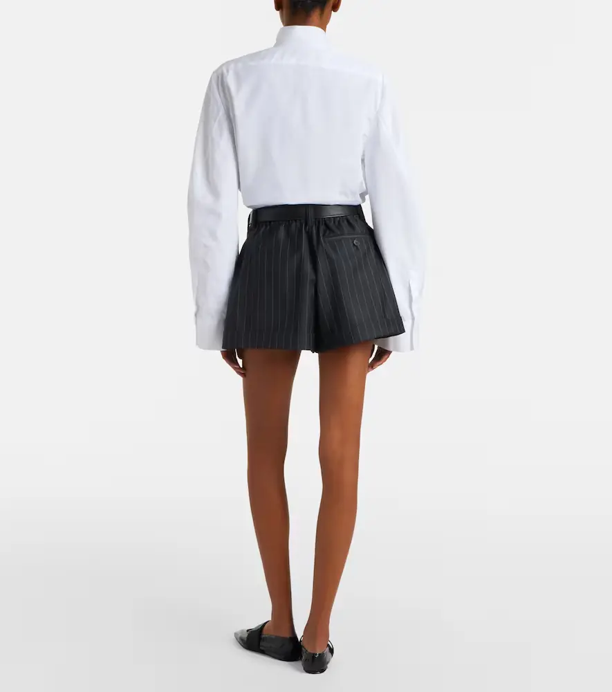 Givenchy Pinstripe wool shorts | Thumbnail 3 Givenchy Pinstripe wool shorts | Thumbnail 3