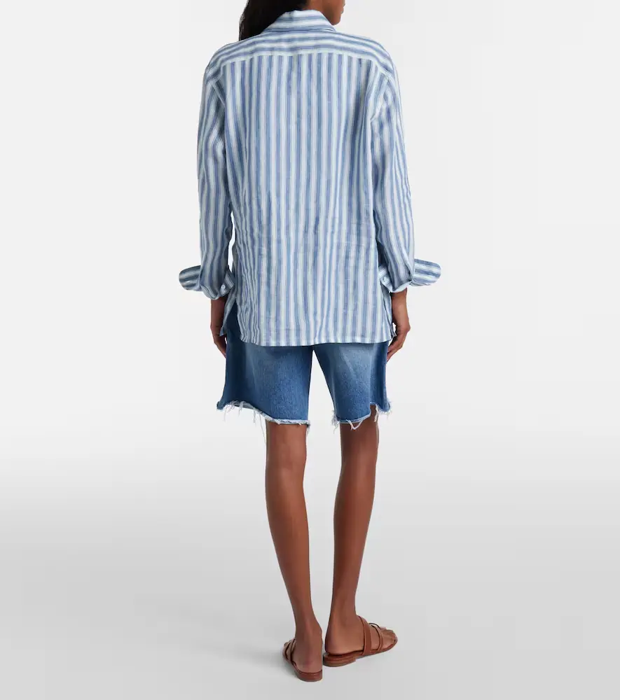 AGOLDE Indra denim Bermuda shorts | Thumbnail 4