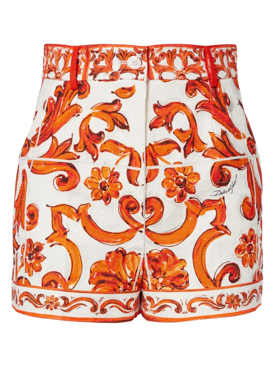 Dolce & Gabbana Majolica printed shorts