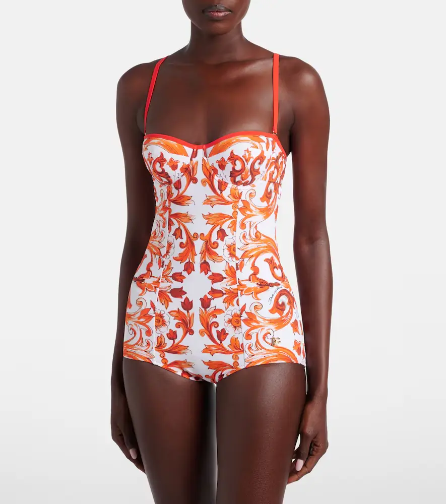 Dolce & Gabbana Majolica swimsuit | Thumbnail 2 Dolce & Gabbana Majolica swimsuit | Thumbnail 2
