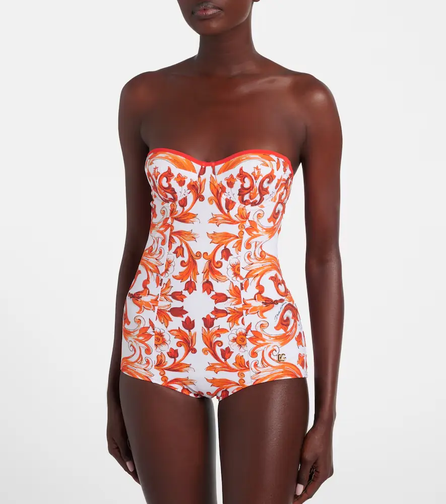 Dolce & Gabbana Majolica swimsuit | Thumbnail 6 Dolce & Gabbana Majolica swimsuit | Thumbnail 6
