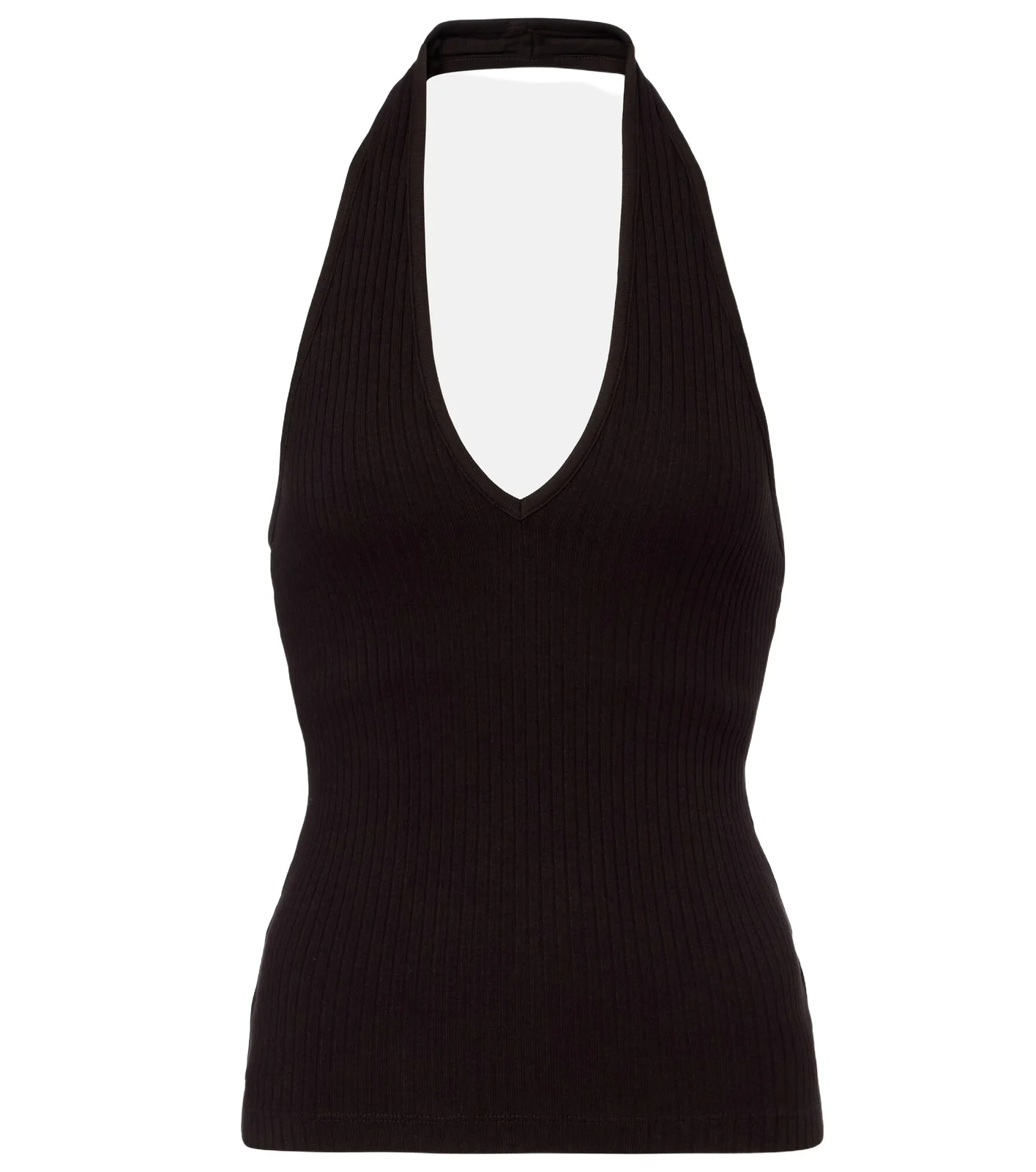 Citizens of Humanity Thea ribbed-knit halterneck top
