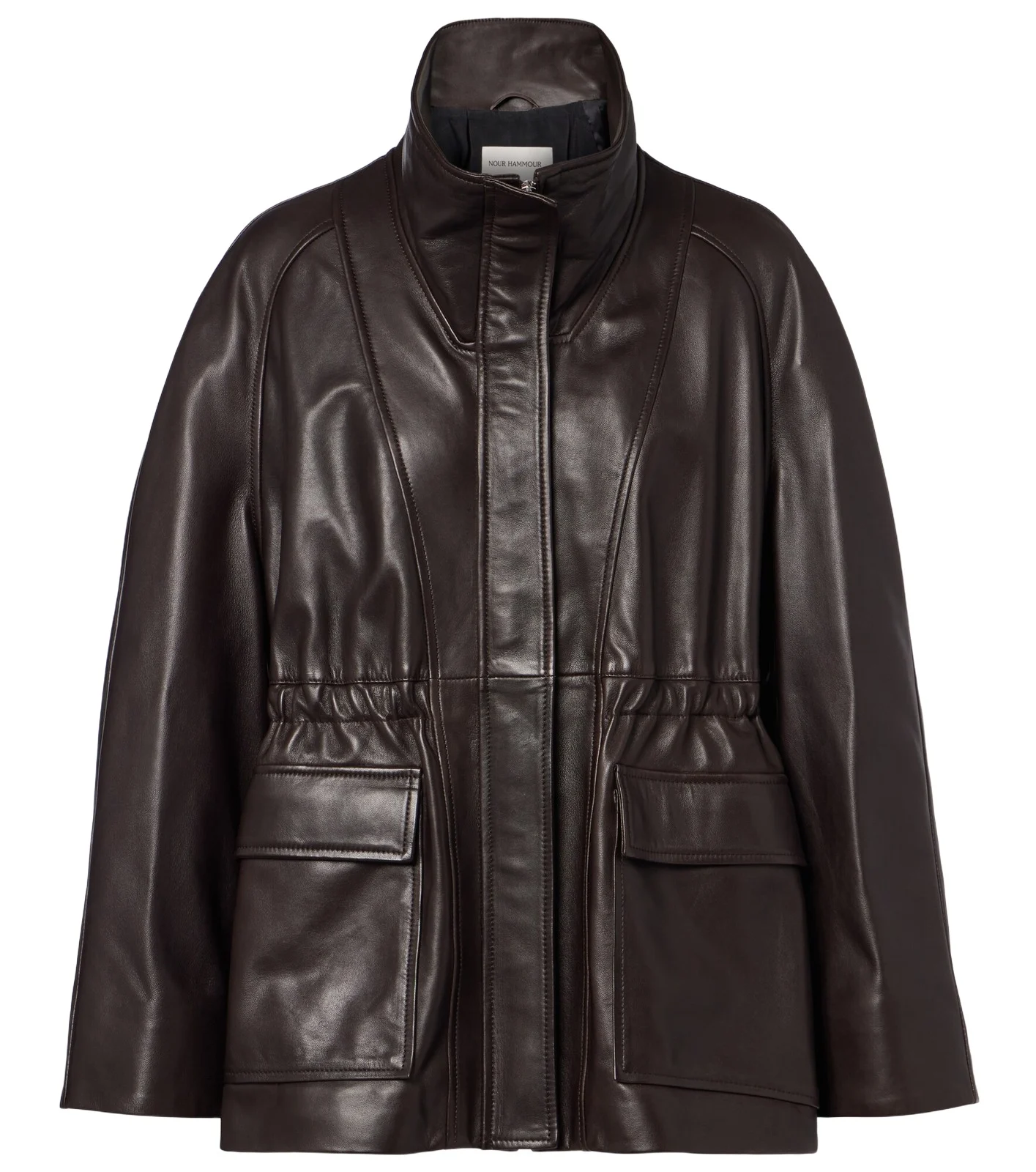 Nour Hammour Quai leather jacket