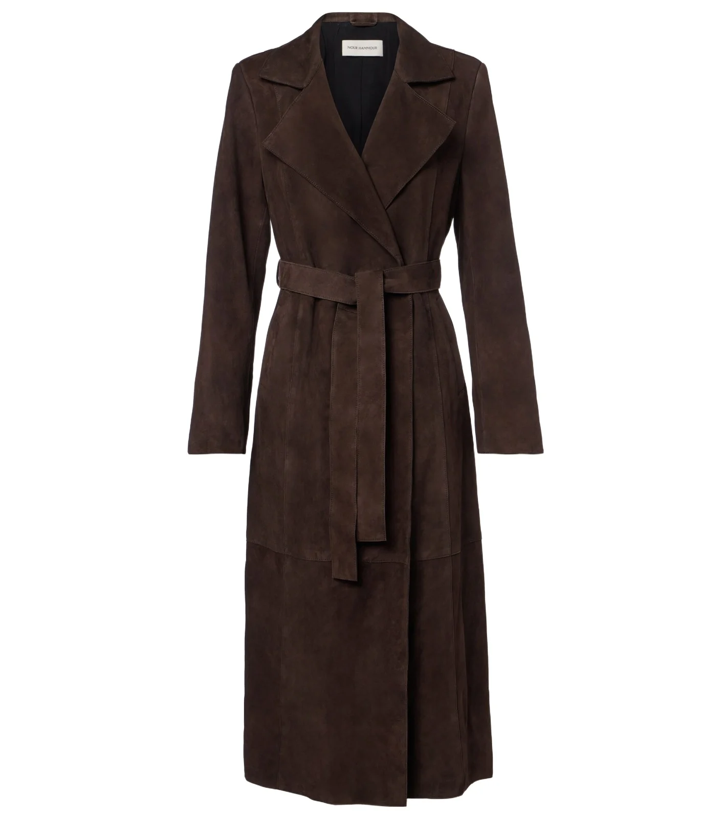 Winona belted suede wrap coat Winona belted suede wrap coat