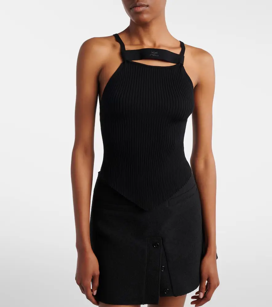 Courrèges Ribbed-knit tank top | Thumbnail 2 Courrèges Ribbed-knit tank top | Thumbnail 2