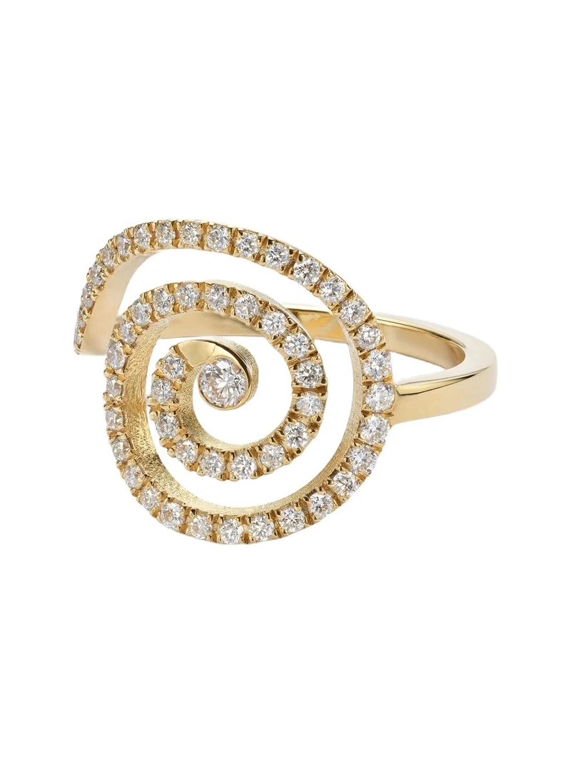 Spira 18kt gold ring with diamonds