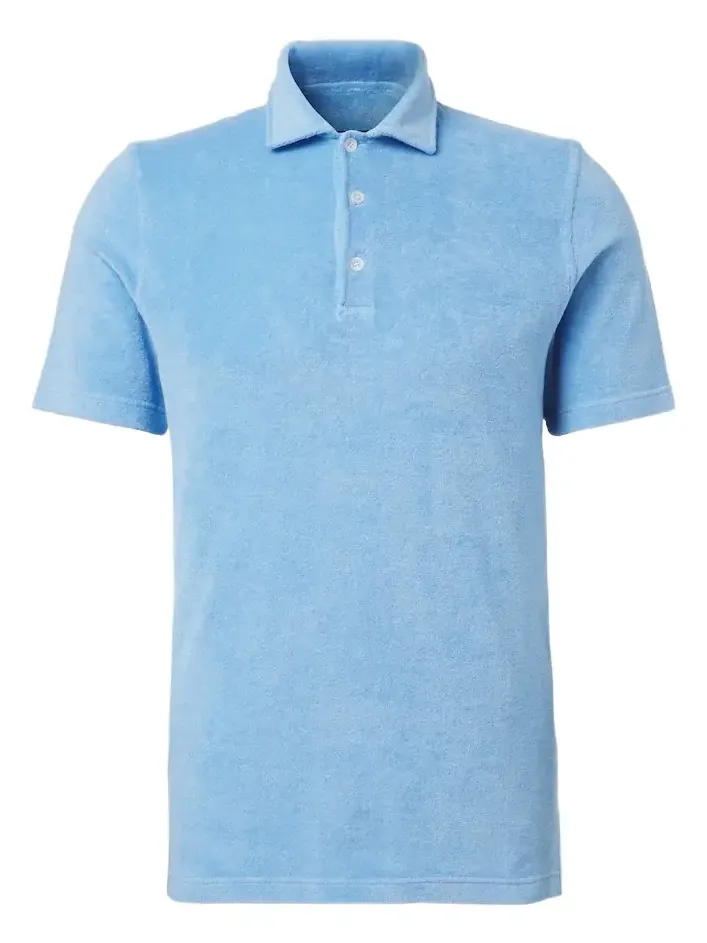 Cotton terry polo shirt Cotton terry polo shirt