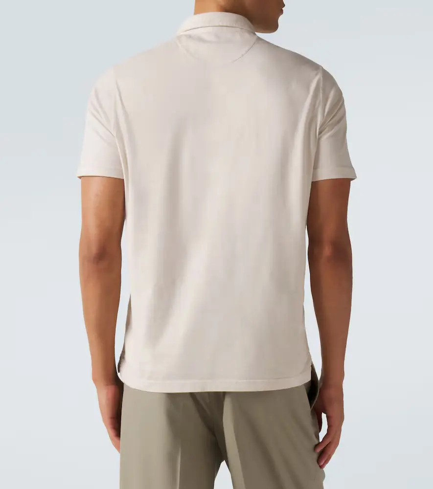 FEDELI Cotton jersey polo shirt | Thumbnail 5