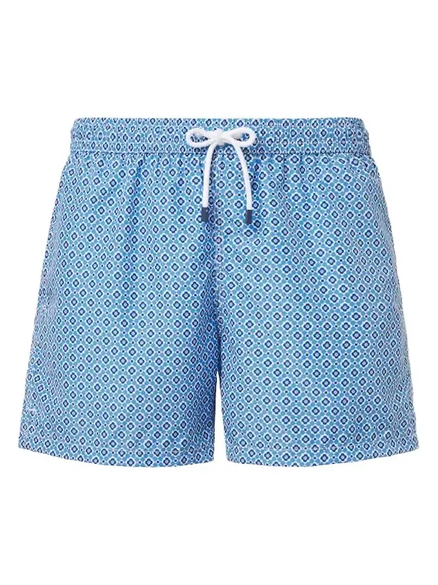 Madeira printed swim trunks