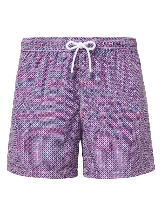 FEDELI Madeira printed swim trunks