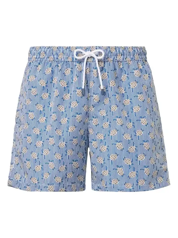 Madeira printed swim trunks