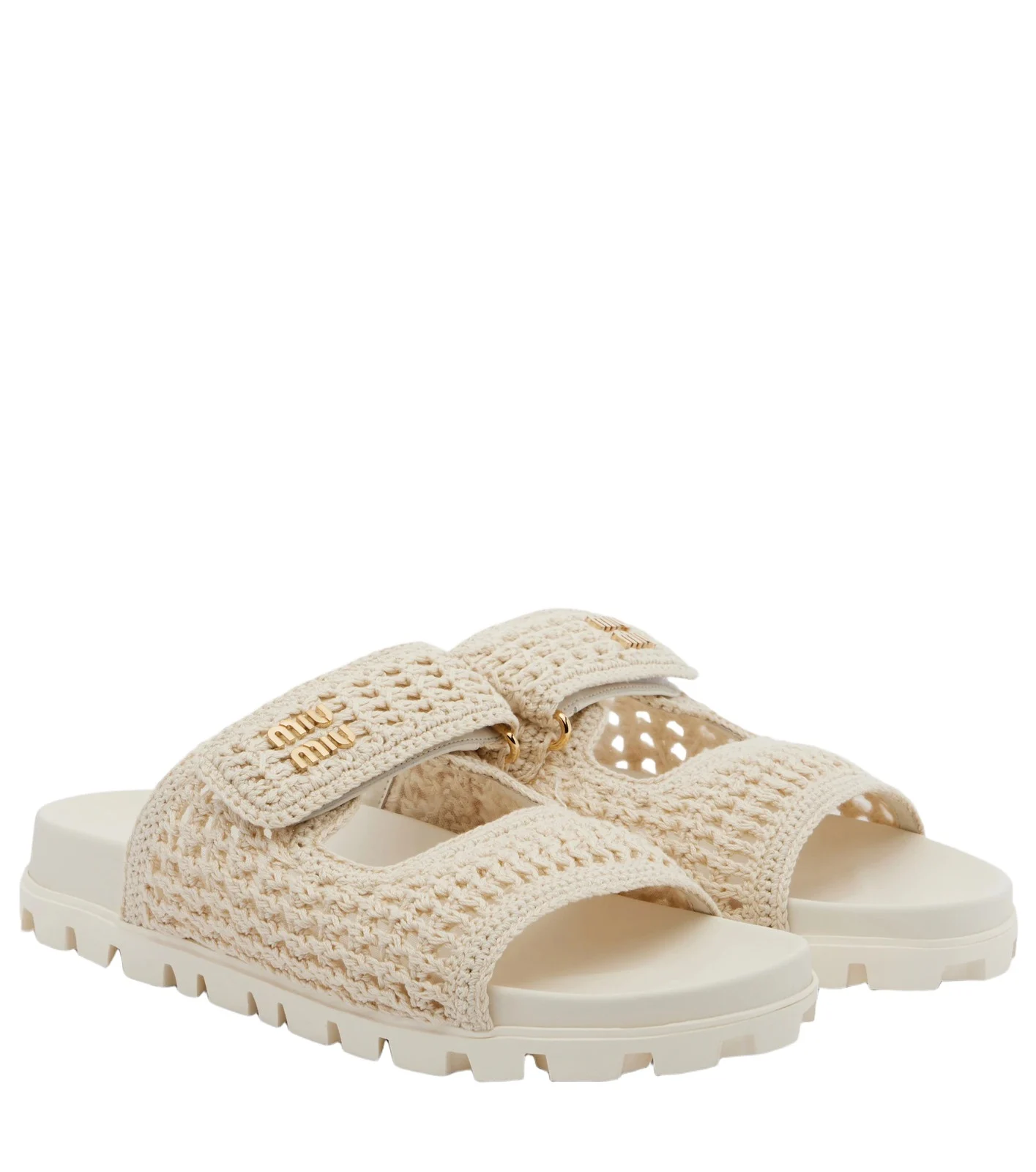 Miu Miu Crochet sandals