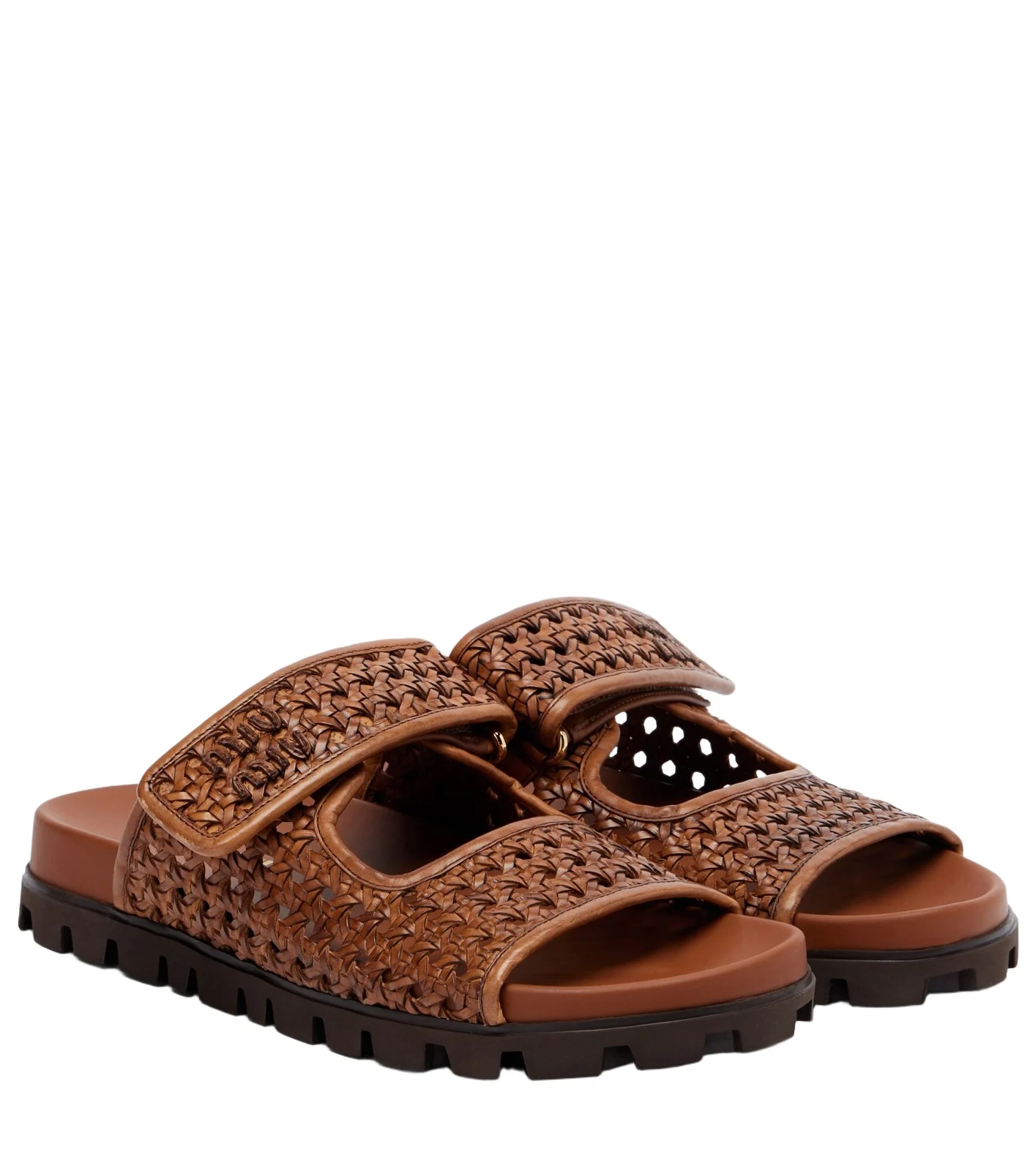 Woven leather sandals Woven leather sandals