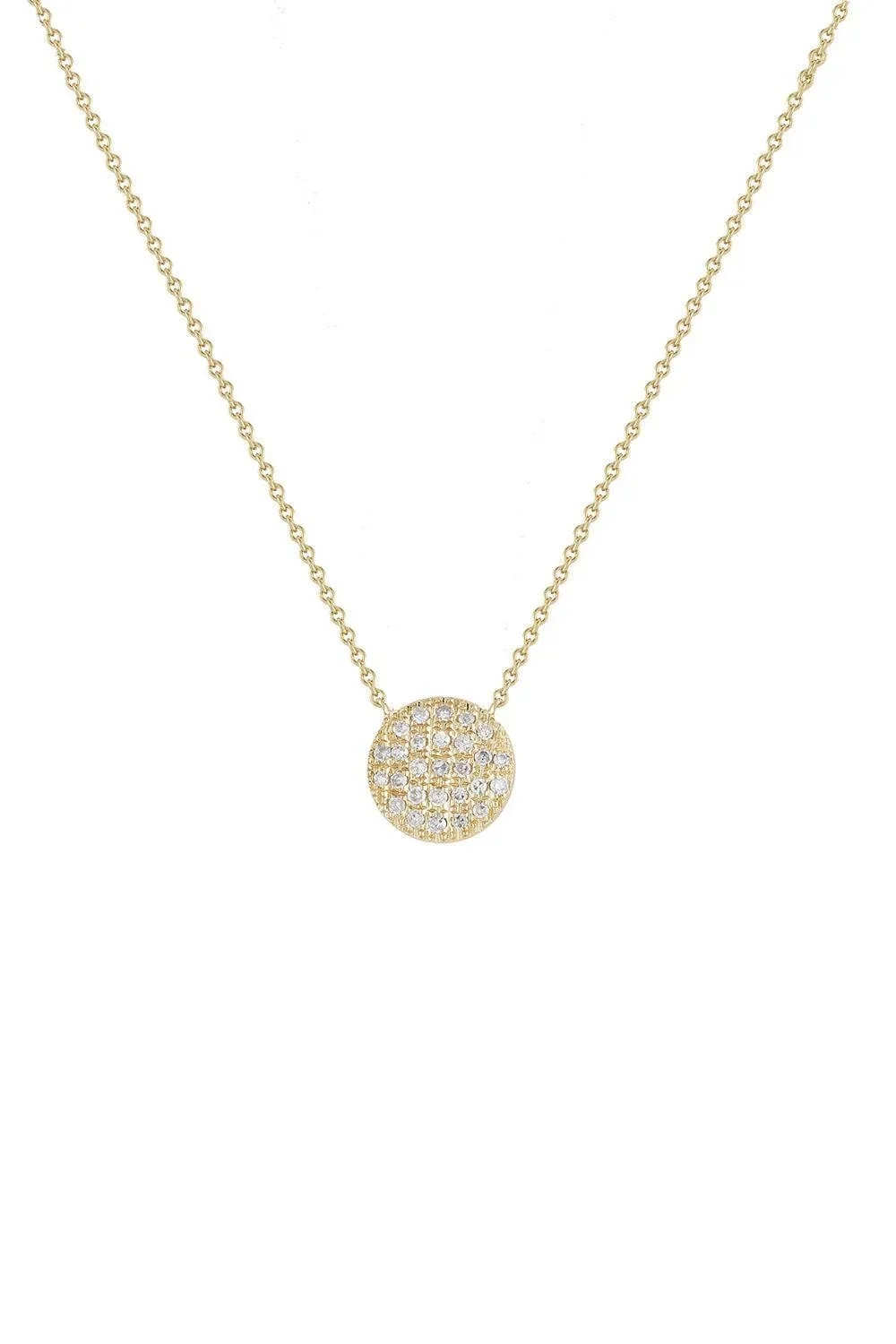 Diamond Medium Lauren Joy Disc Necklace Diamond Medium Lauren Joy Disc Necklace