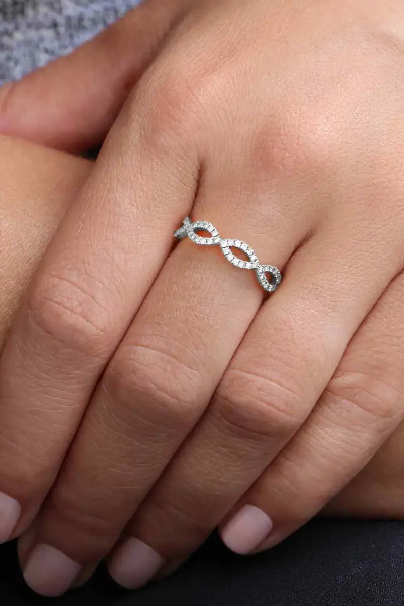 DANA REBECCA DESIGNS Diamond Sophie Ryan Infinity Ring | Thumbnail 2