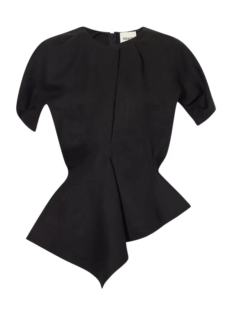 Khaite Rumi Linen-blend Blouse | Image 1 Khaite Rumi Linen-blend Blouse | Image 1