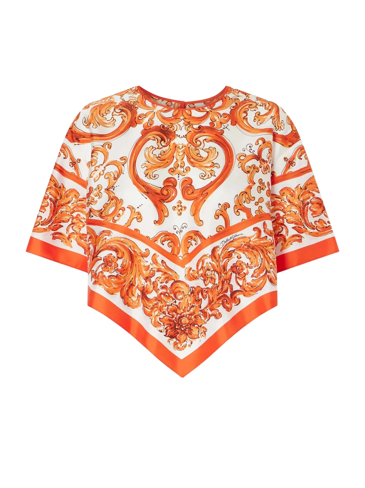 Printed Silk-twill Blouse Printed Silk-twill Blouse