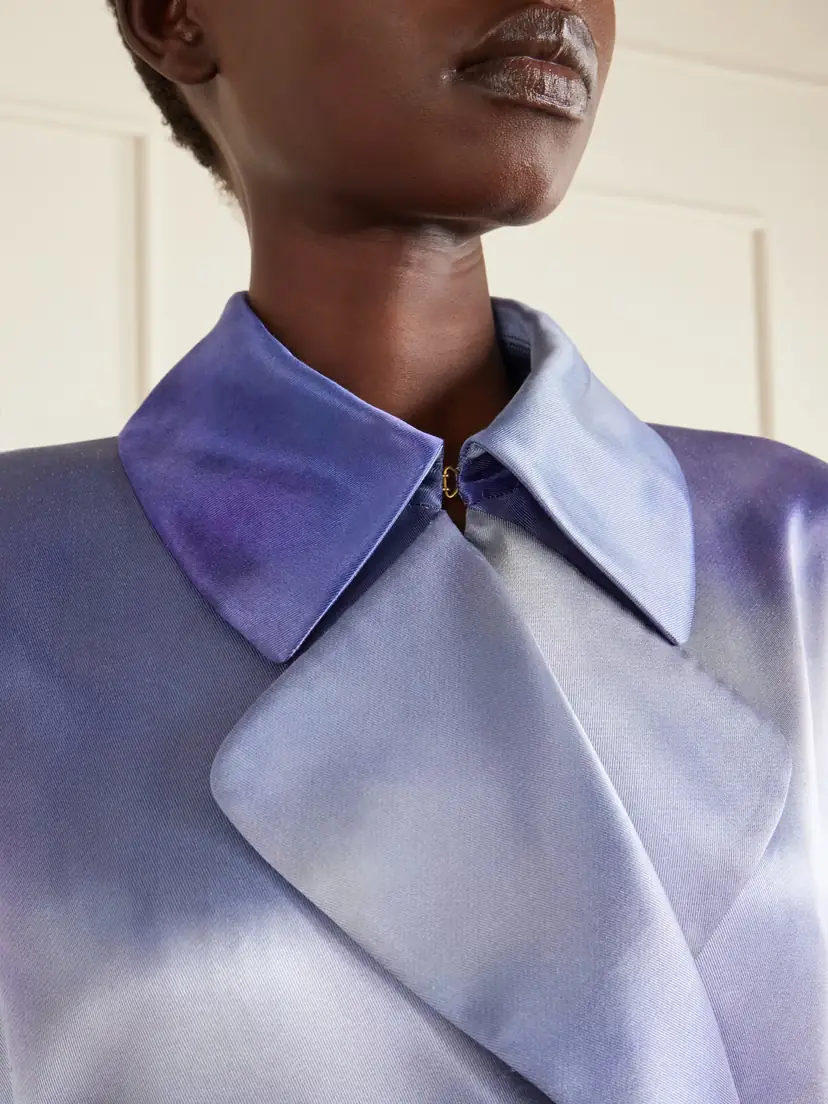Gabriela Hearst Lyra Printed Silk-satin Coat | Thumbnail 4 Gabriela Hearst Lyra Printed Silk-satin Coat | Thumbnail 4