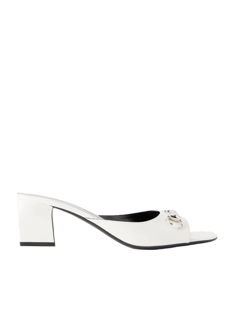 Gucci Signora Horsebit-embellished Leather Sandals | Image 1 Gucci Signora Horsebit-embellished Leather Sandals | Image 1