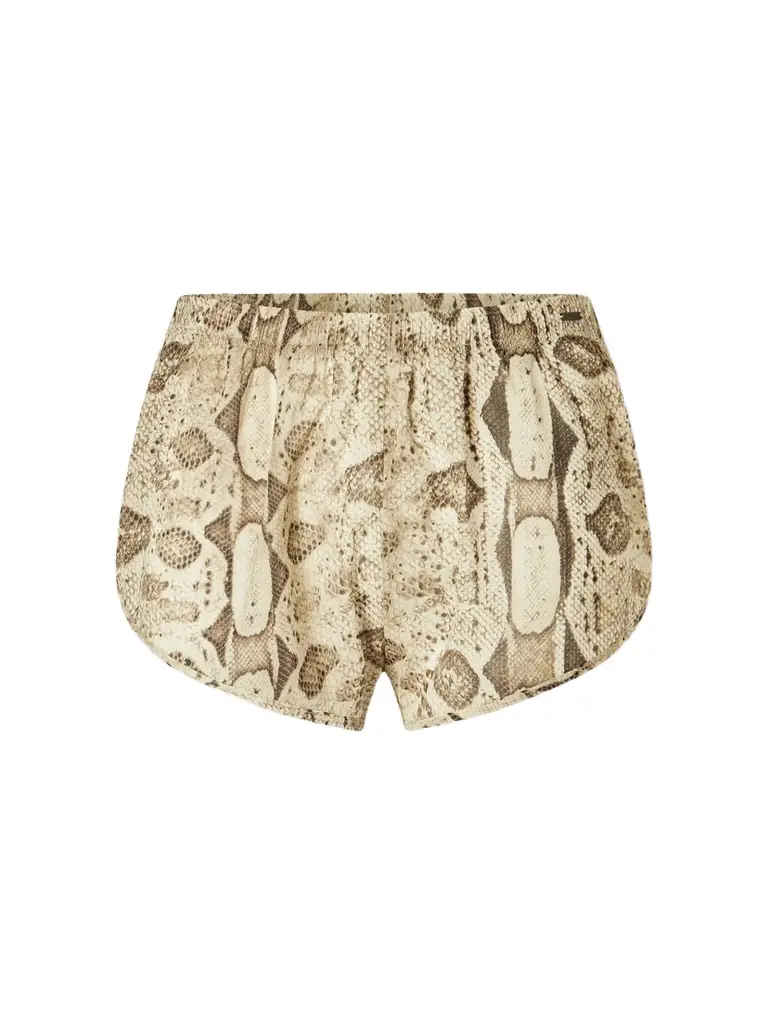 Gucci Phyton-print Silk-blend-chiffon Shorts | Image 1 Gucci Phyton-print Silk-blend-chiffon Shorts | Image 1