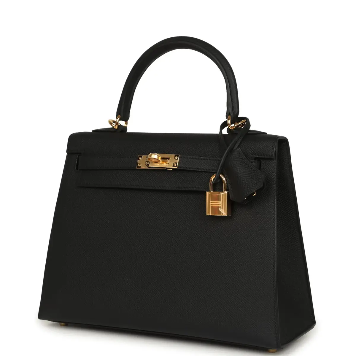 HERMÈS Hermes Kelly Sellier 25 Black Epsom Gold Hardware | Thumbnail 5 HERMÈS Hermes Kelly Sellier 25 Black Epsom Gold Hardware | Thumbnail 5