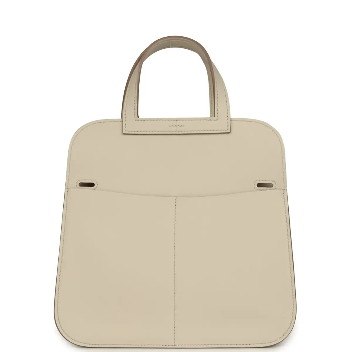 HERMÈS Hermes Mini Halzan Craie Swift Palladium Hardware | Thumbnail 7 HERMÈS Hermes Mini Halzan Craie Swift Palladium Hardware | Thumbnail 7