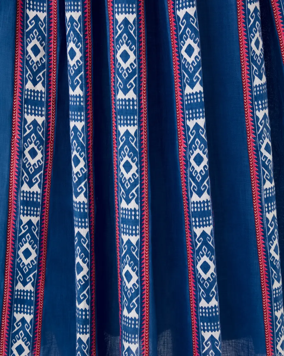 Emporio Sirenuse Cinzia Dress in Blue Horizon Print | Thumbnail 6 Emporio Sirenuse Cinzia Dress in Blue Horizon Print | Thumbnail 6