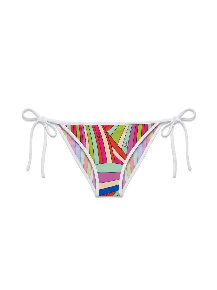 PUCCI Iride Print Triangle Bikini Bottoms | Image 1 PUCCI Iride Print Triangle Bikini Bottoms | Image 1