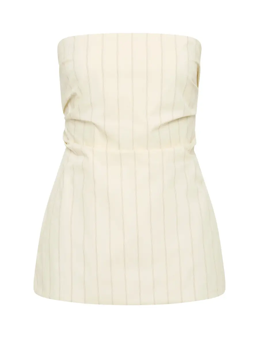St. Agni Strapless Tie Back Top | Image 1 St. Agni Strapless Tie Back Top | Image 1
