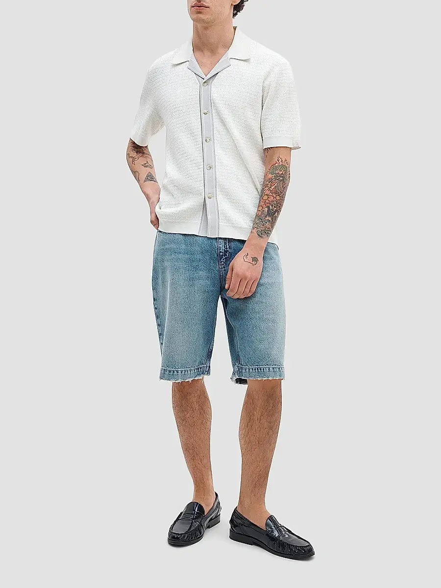 rag & bone Men's Harvey Knit Camp Shirt | Thumbnail 2 rag & bone Men's Harvey Knit Camp Shirt | Thumbnail 2