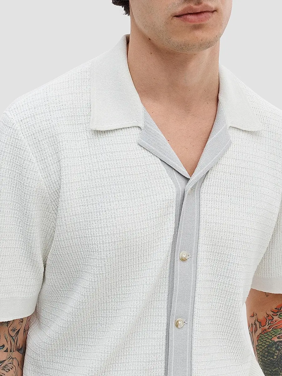 rag & bone Men's Harvey Knit Camp Shirt | Thumbnail 5 rag & bone Men's Harvey Knit Camp Shirt | Thumbnail 5