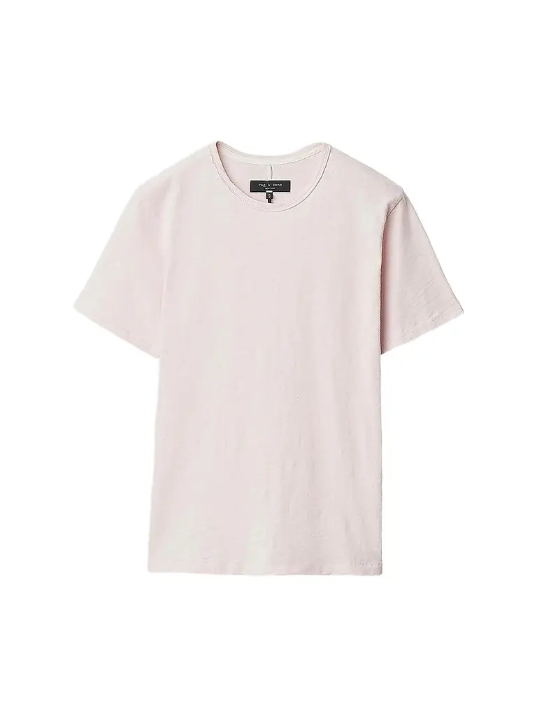 rag & bone Men's Flame Cotton T-Shirt - Rose Water | Image 1 rag & bone Men's Flame Cotton T-Shirt - Rose Water | Image 1