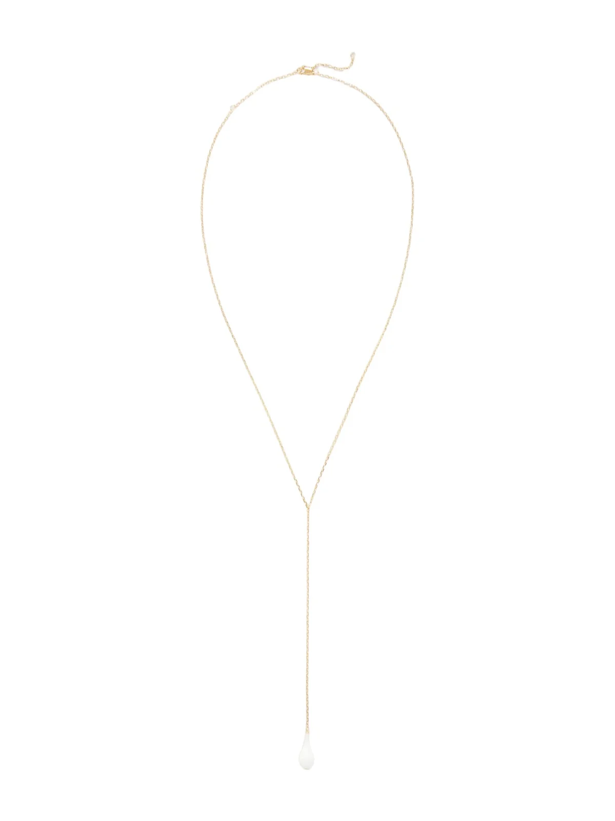 Drop Crystal-embellished Gold-plated Necklace
