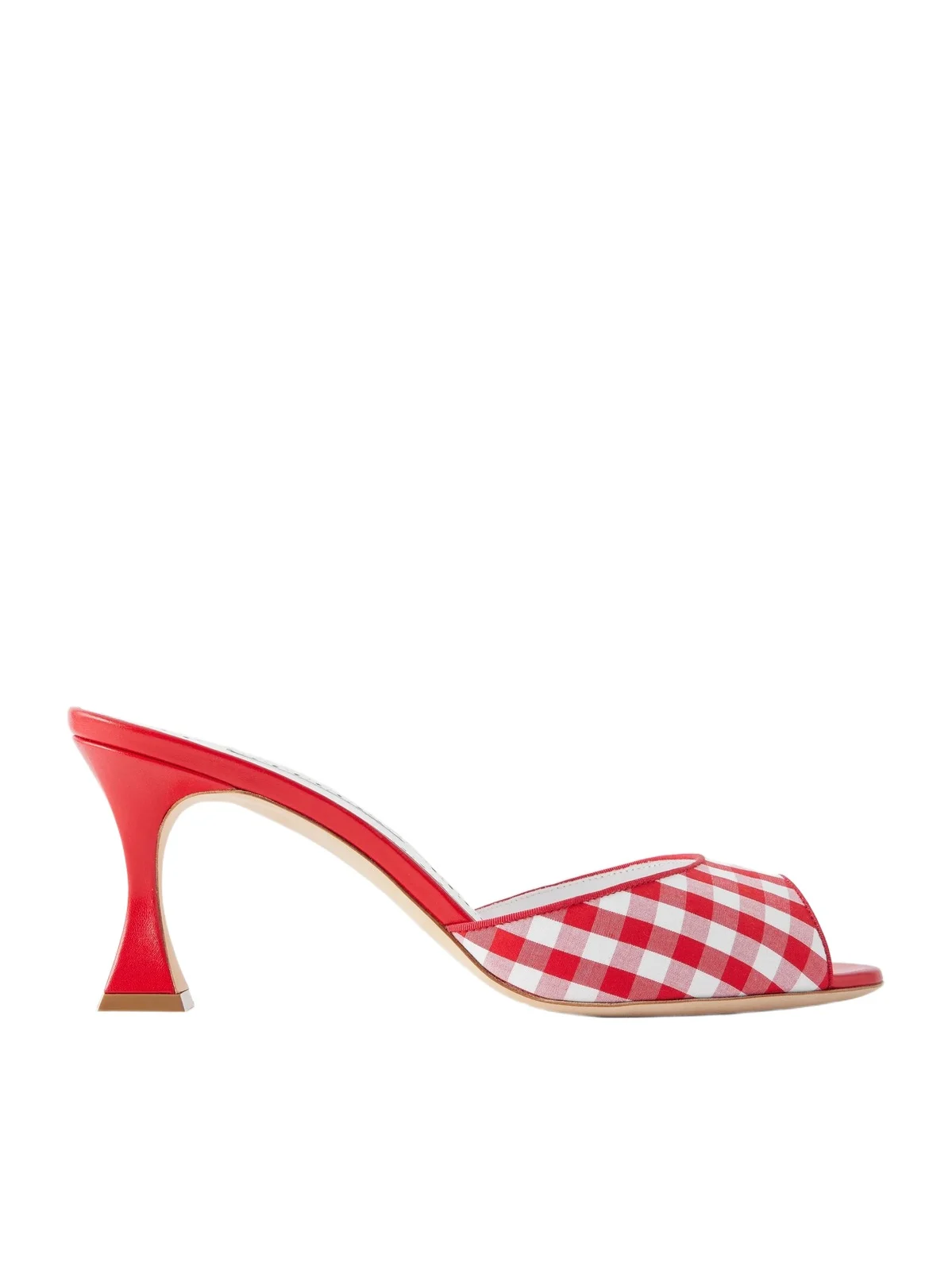 Manolo Blahnik Jadara 70 Checked Woven Sandals