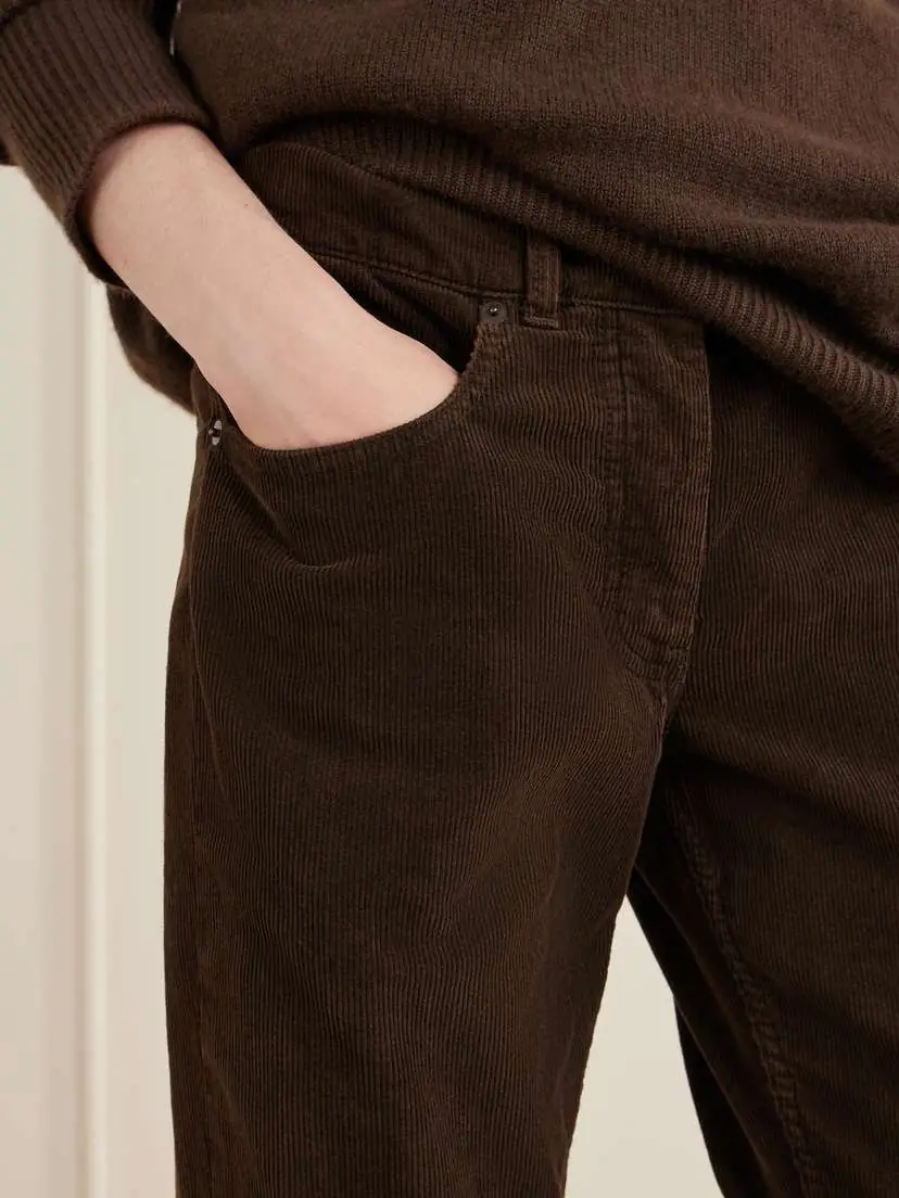 The Row Frava Cotton-corduroy Mid-rise Straight-leg Pants | Thumbnail 5 The Row Frava Cotton-corduroy Mid-rise Straight-leg Pants | Thumbnail 5
