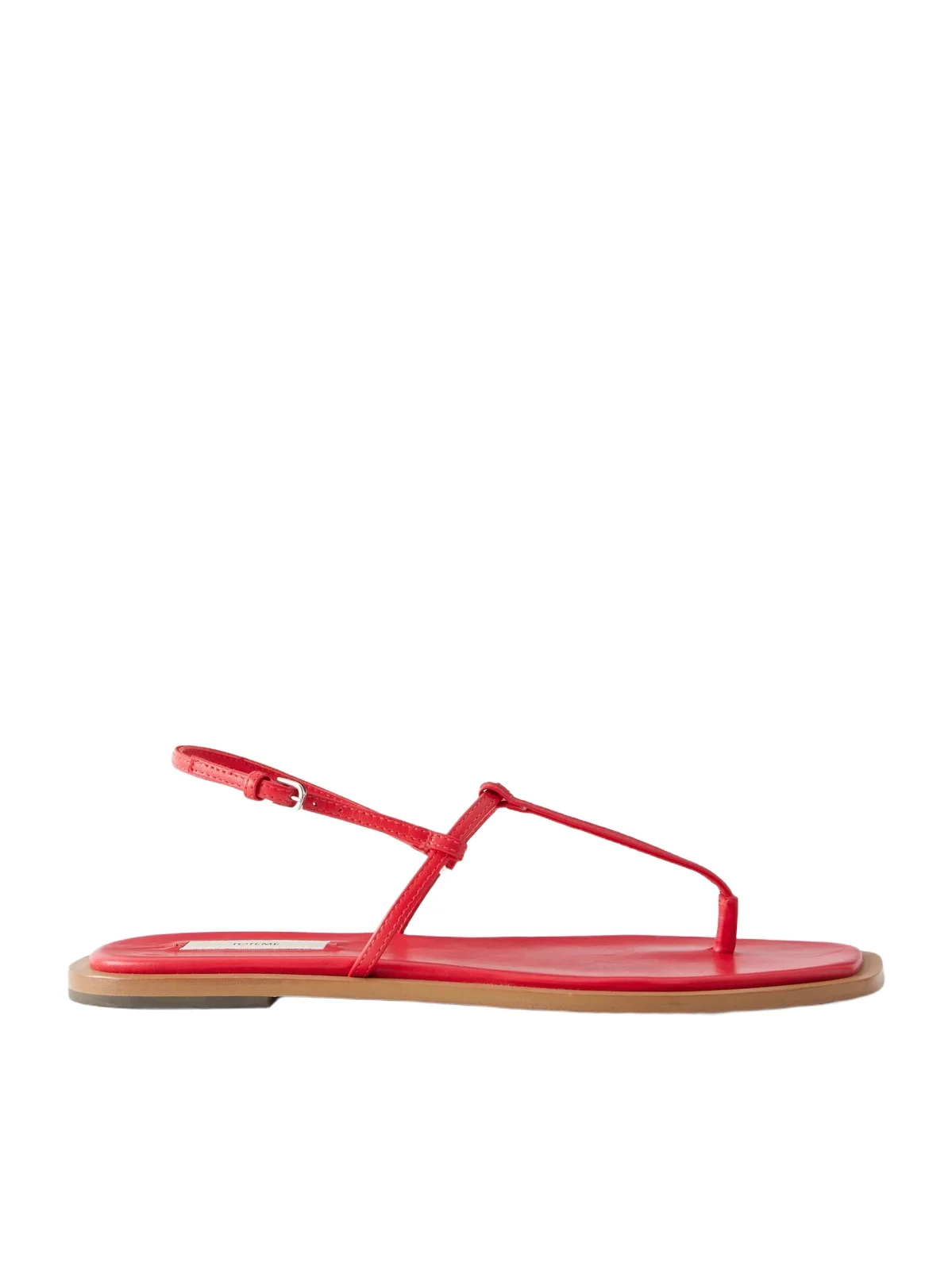 TOTEME T-strap Leather Flats