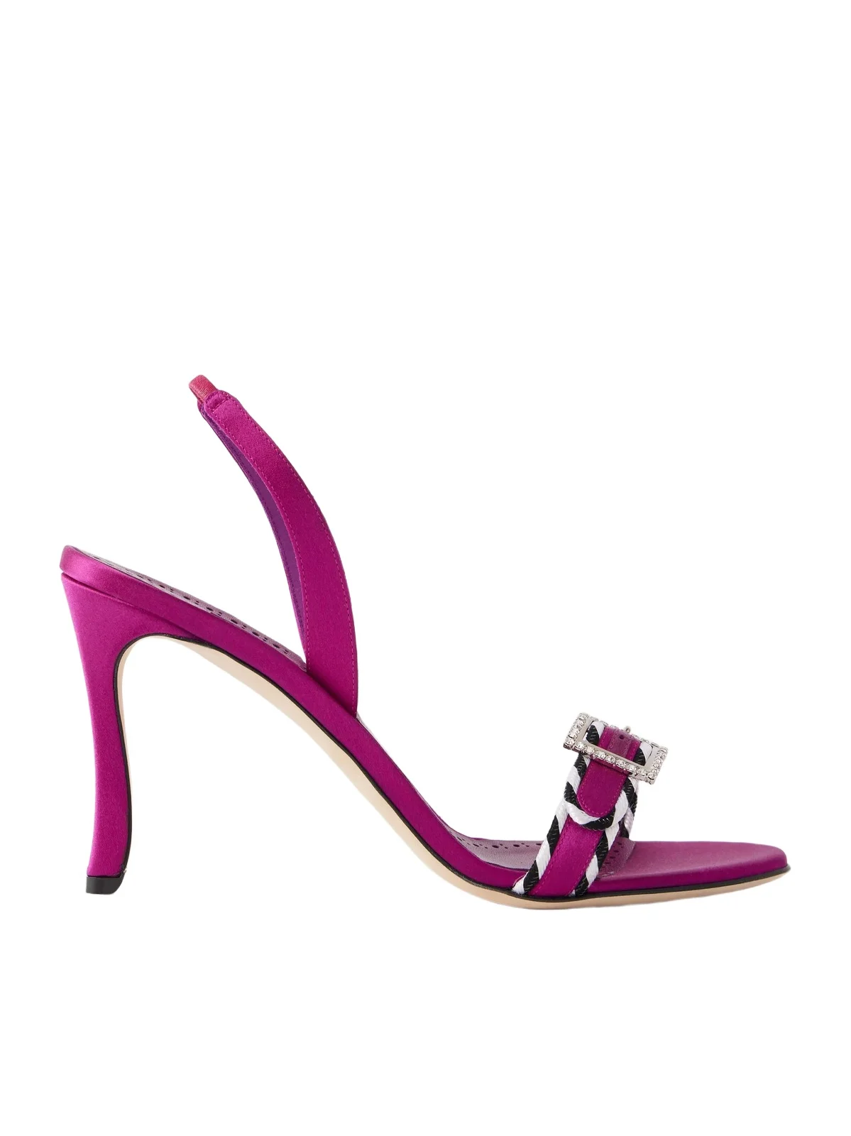 Sumbasan 90 Embellished Satin Sandals