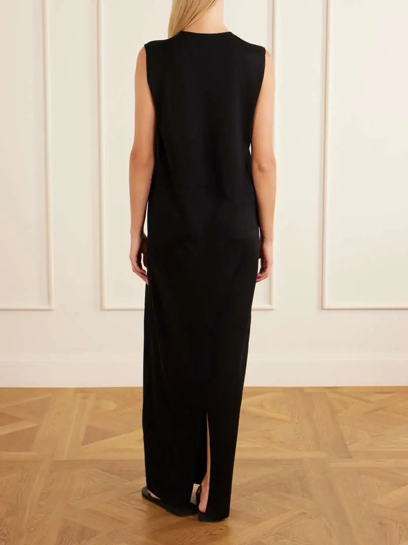 The Row Oiva Silk Maxi Dress | Thumbnail 3