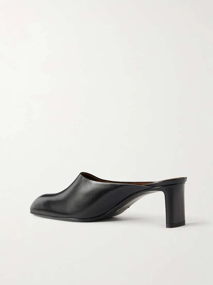 Khaite Colt Leather Mules | Thumbnail 3 Khaite Colt Leather Mules | Thumbnail 3