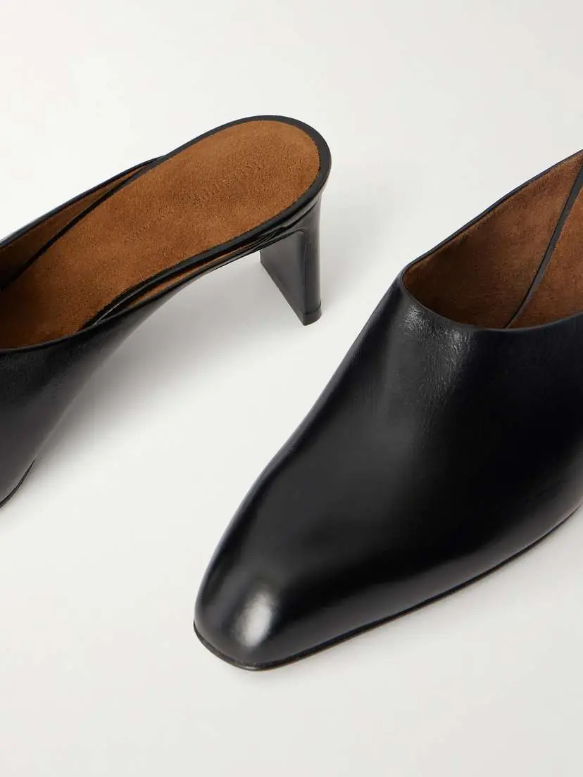 Khaite Colt Leather Mules | Thumbnail 5 Khaite Colt Leather Mules | Thumbnail 5