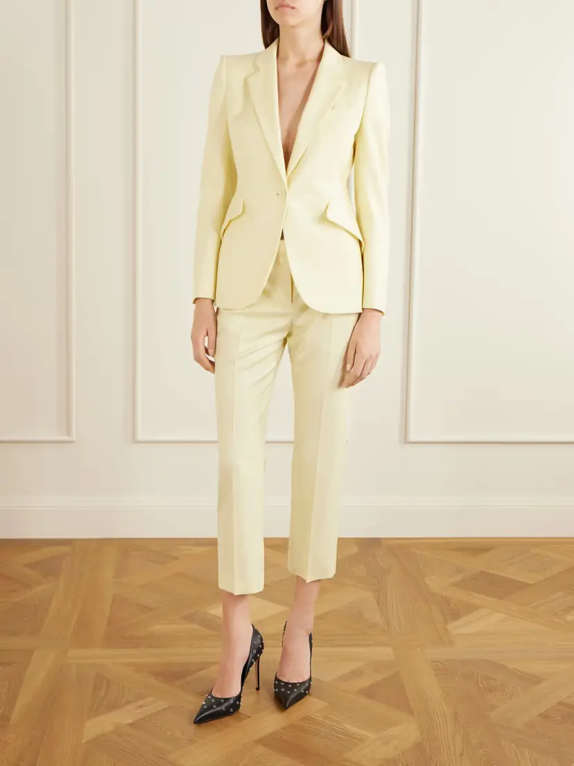 Alexander McQueen Wool Straight-leg Pants | Thumbnail 2