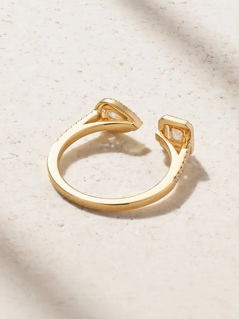 Messika My Twin Toi & Moi 18-karat Gold Diamond Ring | Thumbnail 3 Messika My Twin Toi & Moi 18-karat Gold Diamond Ring | Thumbnail 3