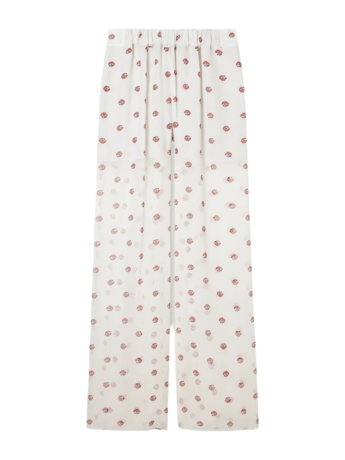 Palazzo Floral-print Wide-leg Silk Pants Palazzo Floral-print Wide-leg Silk Pants
