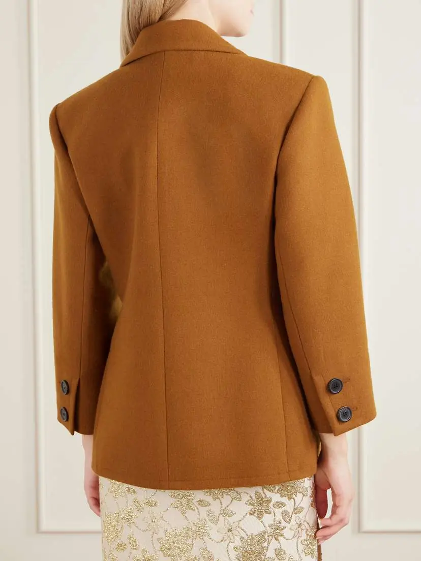 Saint Laurent Brushed Wool Blazer | Thumbnail 4 Saint Laurent Brushed Wool Blazer | Thumbnail 4