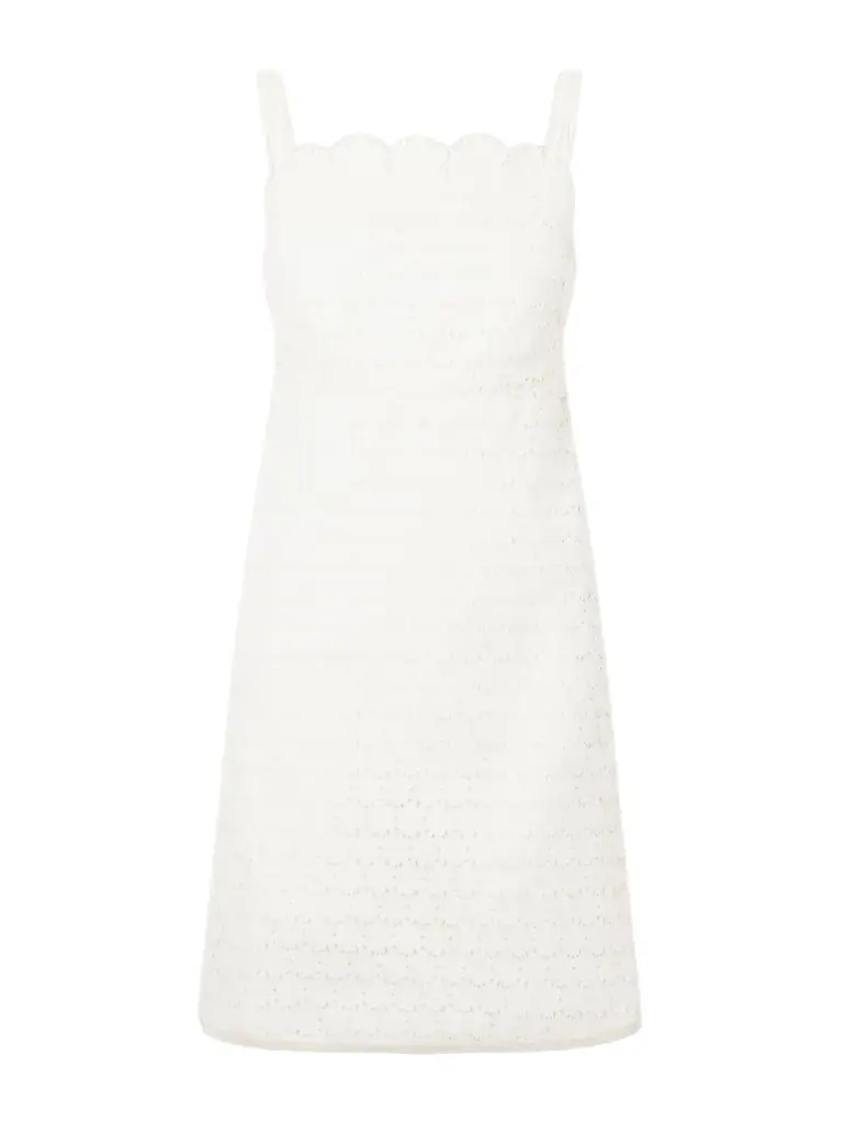 Valentino Garavani Mossi Broderie Anglaise Cotton Mini Dress | Image 1 Valentino Garavani Mossi Broderie Anglaise Cotton Mini Dress | Image 1